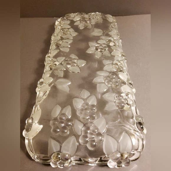 Carmen Canape Rectangular Bohemian Crystal Glass Tray by Walther Glas - Picture 4 of 4